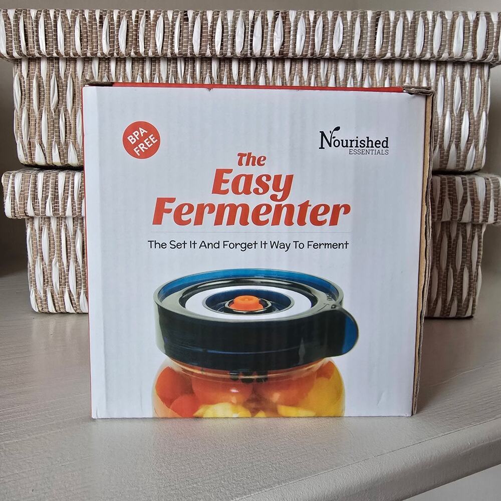 The Easy Fermenter Fermentation Kit - 3 Wide Mouth Lids Plus Pump NEW‎ Canning